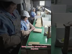 Ręczne sortowanie pałeczek bambusowych