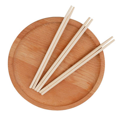 Przedsiębiorcze prezenty Bamboo Round Jednorazowe pałki z logo na zamówienie i 100% naturalny materiał bambusowy