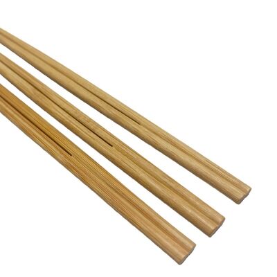 Eco-Friendly Custom Disposable Carbonized Ranchu Bamboo Chopsticks Printed Paper Sleeves for Parties-Wholesale Chinese