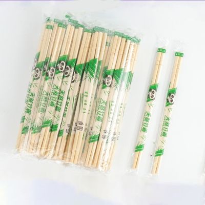 Przedsiębiorcze prezenty Bamboo Round Jednorazowe pałki z logo na zamówienie i 100% naturalny materiał bambusowy