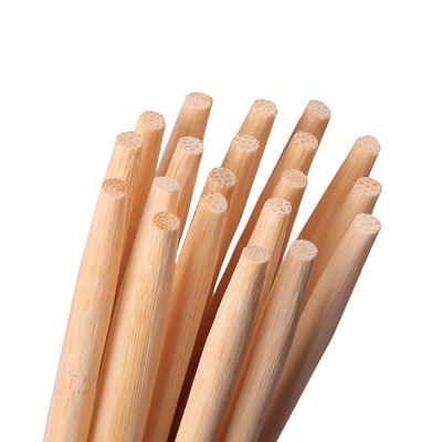 Przedsiębiorcze prezenty Bamboo Round Jednorazowe pałki z logo na zamówienie i 100% naturalny materiał bambusowy