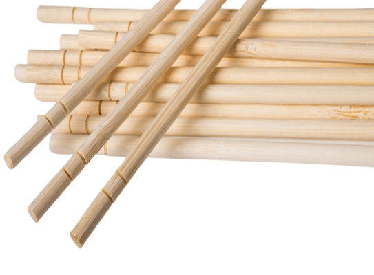 Przedsiębiorcze prezenty Bamboo Round Jednorazowe pałki z logo na zamówienie i 100% naturalny materiał bambusowy