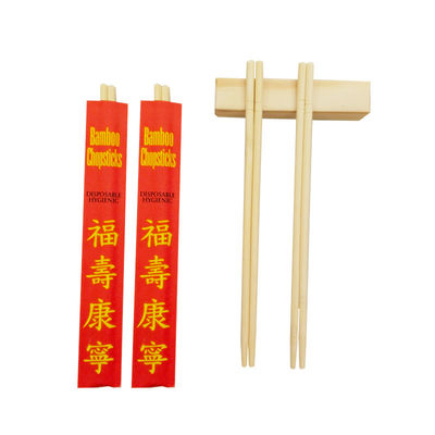 Logo na zamówienie Bamboo Round Bamboo Disposable Chopsticks Bamboo Flatware Typ dla gospodarstw domowych/restauracji/hotelu