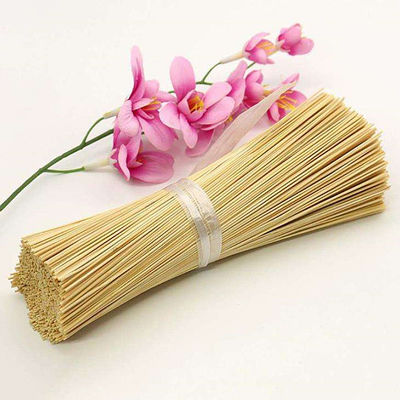 Bamboo Incense Sticks Custom Purchase Circular Skewers dla zrównoważonej i przyjaznej środowisku produkcji Agarbatti