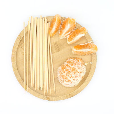 Ekologiczne Długie Bamboo Skewers Zrównoważone Do Grilla 2,5 szerokości Styl Azjatycki