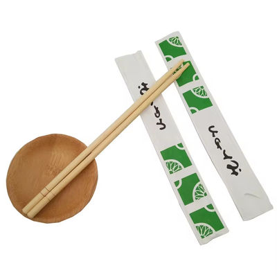 Pożegnaj się z plastikowymi pałeczkami Wybierz zamówione logo Bamboo Round Jednorazowe pałeczki bambusowe na prezenty biznesowe