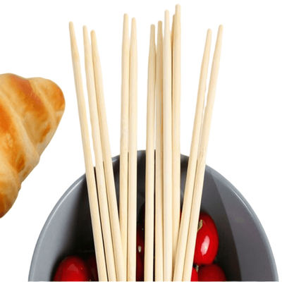 Okrągłe bambusowe kije jednorazowe z dostosowanym logo, nowoczesny styl i do gospodarstw domowych / restauracji / hoteli