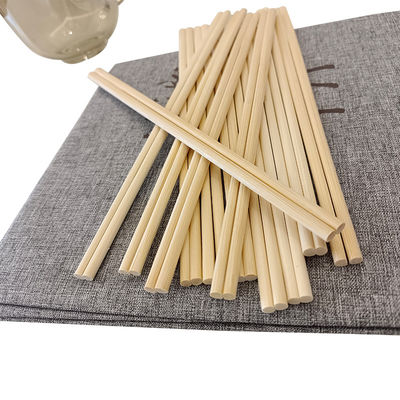 Pałki do jedzenia Płaskości typu Custom Bamboo Tensoge Jednorazowe pałki do jedzenia z bambusa z logo 210mm/240mm*4.8mm