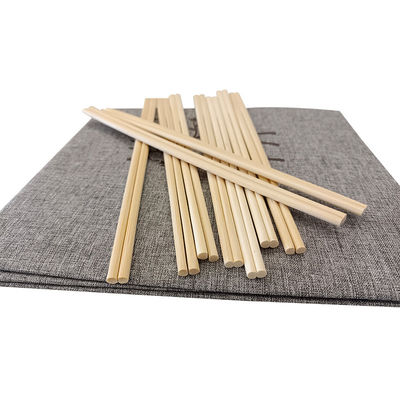 Pałki do jedzenia Płaskości typu Custom Bamboo Tensoge Jednorazowe pałki do jedzenia z bambusa z logo 210mm/240mm*4.8mm