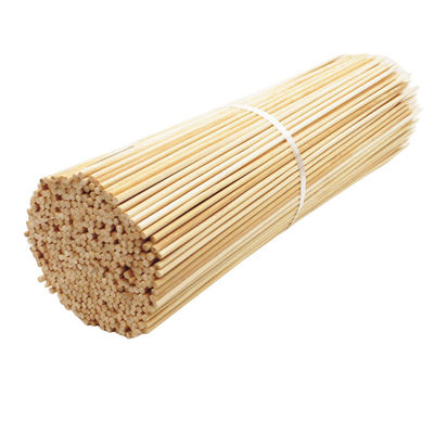 Okrągłe pałeczki bambusowe 4.0 szerokość Bbq Bamboo Skewers biodegradowalne