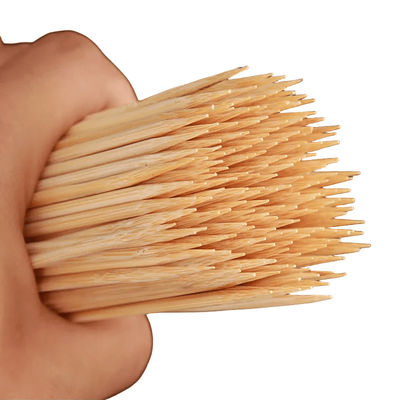 Żywność Grade BBQ bambusowe pałki naturalny kolor bambusowe barbecue na zewnątrz