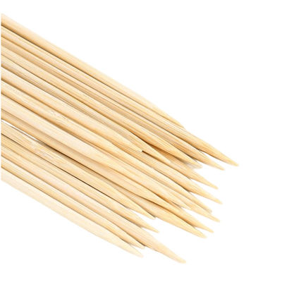 Zindywidualizowane Bamboo Skewers Okrągłe Jednorazowe Bamboo Skewers Szerokość 4.0