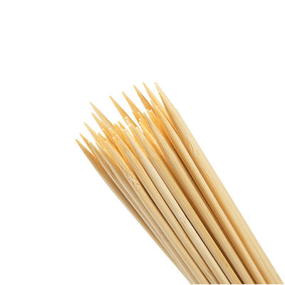 50 cm długości Bamboo Skewers For Grilling Gorąco odporny na wilgoć