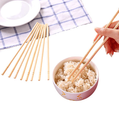 Ekologiczne logo do dostosowania do potrzeb użytkownika Bamboo Round Chopsticks Naturalny kolor i zrównoważony