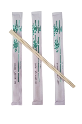 Bamboo Chopsticks With Logo Print Individual Full Paper Wrapped Twins Tensoge Round Bulk jednorazowe bambusowe pałki do jedzenia