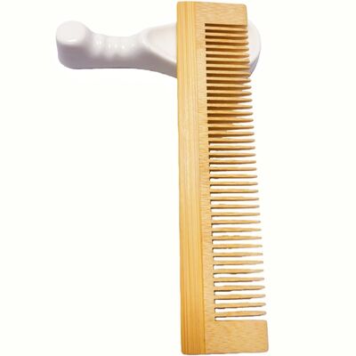 Sprzedaż hurtowa Biodegradable Bamboo Hair Comb Naturalne drewniane szczoteczki do włosów bez statyki dla hotelu wysokiej jakości